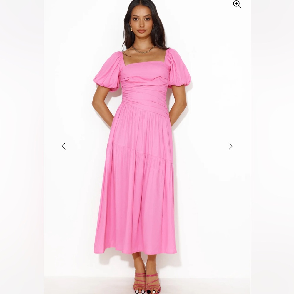 Hello Molly Vibrant Hot Pink Maxi Dress